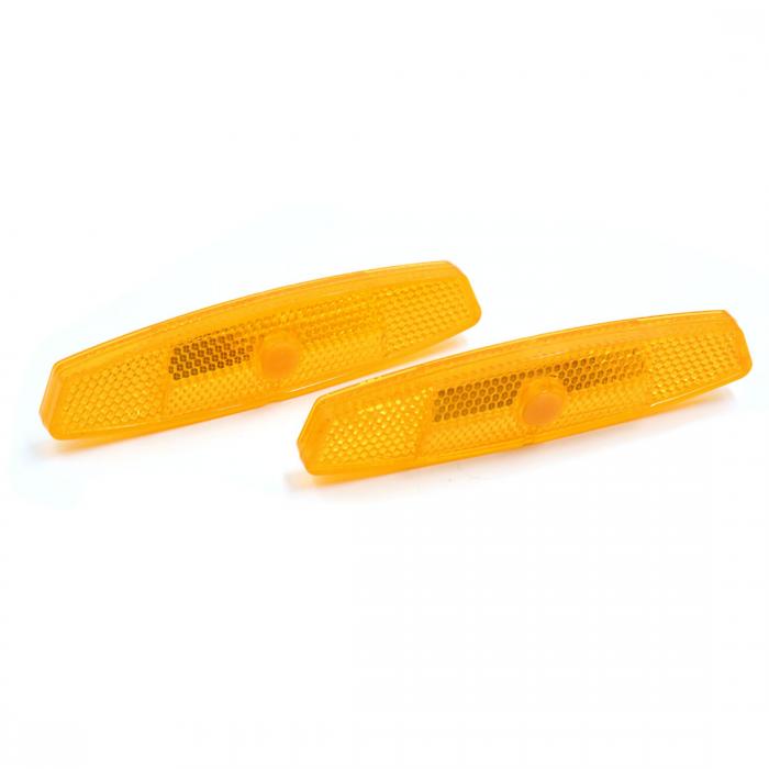 楽天市場】uxcell バイク反射板 オレンジ色 自転車用