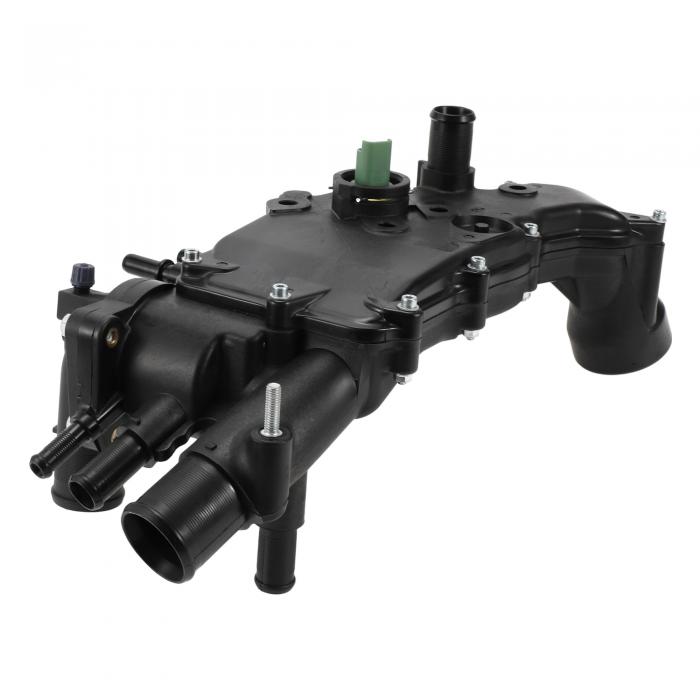 A ABSOPRO Peugeotに対応 307 406 607 Part ner用耐久性のあるエンジン冷却水サーモスタットハウジングアセンブリ 番号：1336S4 プラスチック 1個｜ソウテン