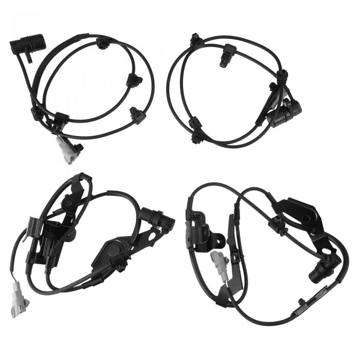 Motoforti フロントリア左右ABSホイールスピードセンサー ABSセンサー Toyotaに対応4ランナー1996-2002用 プラスチックメタル No.8954235050/8954335050 黒い 1セット｜ソウテン