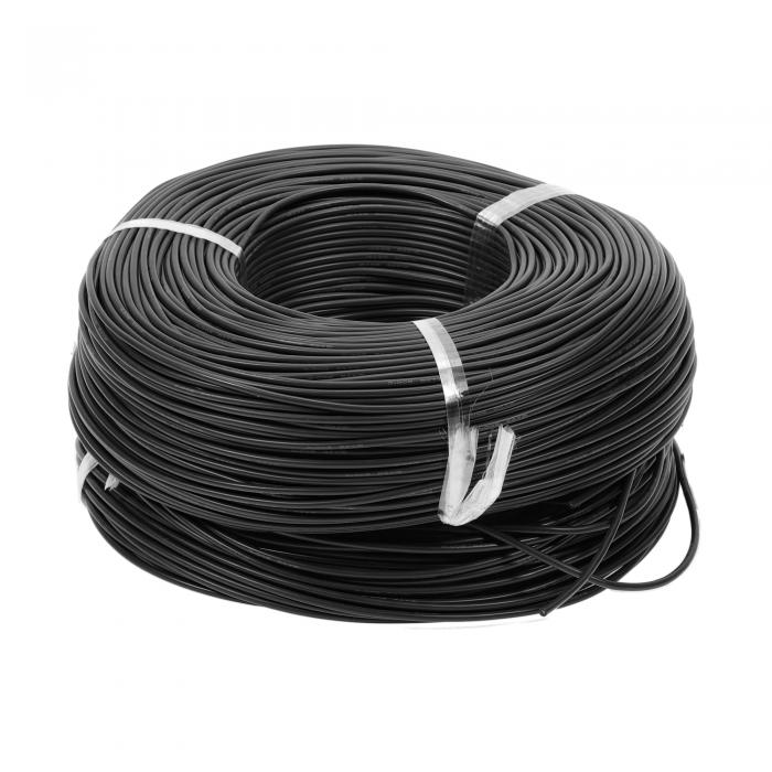 Partuto 1 Pcs 16AWG ユニバーサルグラウンドワイヤーカーラジオ、自動車、カースピーカーパワーワイヤー完全絶縁&ソフトタッチジャケットTCブラック1001FT｜ソウテン