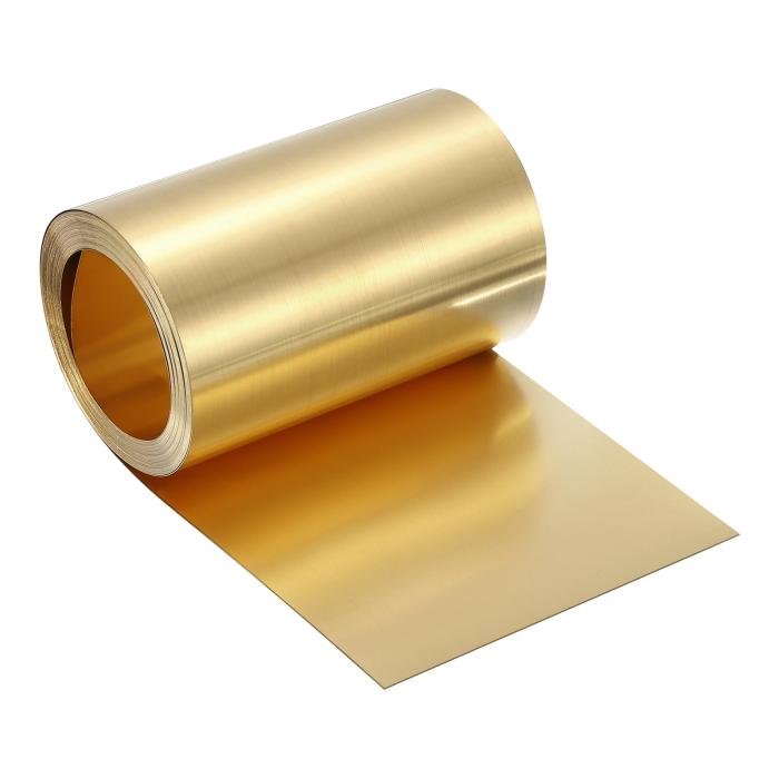 金管楽器居敷き渦巻き 0.5 x 300 x 1000粍(TxWxL) 金属元素フラッシング金管楽器箔渦巻き 手工芸品 明かりDIY事業計画取りつくろう用 金色