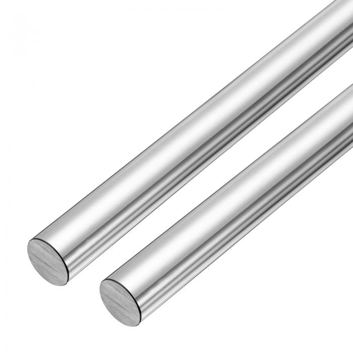 リニアモーションレールロッド 2本セット 16mm×800mm(0.63インチ×31.5インチ) 固体焼入れクロムメッキ 3Dプリンター CNC DIY工作 模型自動車 航空機用リニアガイドシャフト