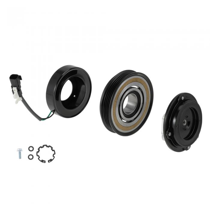 Partuto Fordに対応 フォーカス2014-2018 2.0L L4エアコンACコンプレッサークラッチキット6SBH14C/7SEU17CクラッチプーリーW/Bearing 番号：H1FZ19703B/14-1308C/178399｜ソウテン