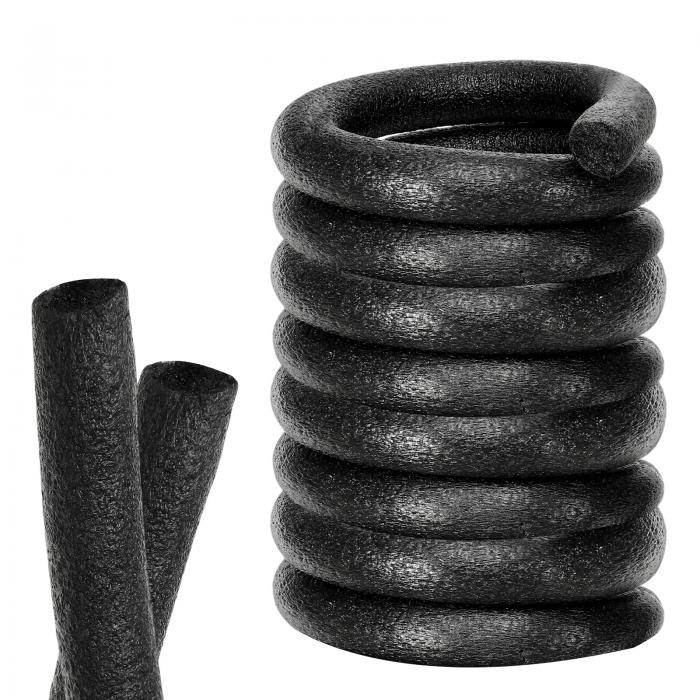 PATIKIL 差しわたし3/5\"（15粍）x 524.9フート バッカーロッドは 細長い切口や継ぎ合わせる部用 フォームロープコーキングクラ ックジョイントフィラーロールシールウェザーストリップで 家 組みたてるに至適です。黒いこと"