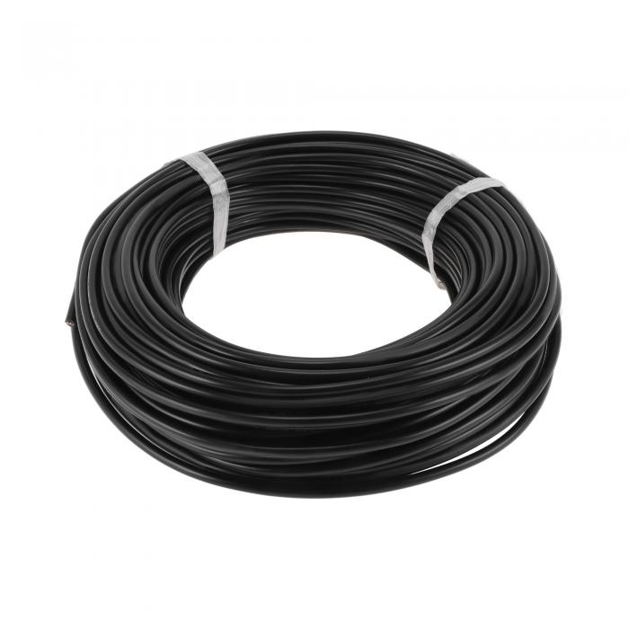 Partuto 1 Pcs 20AWG ユニバーサルグラウンドワイヤーカーラジオ、自動車、カースピーカーパワーワイヤー完全絶縁&ソフトタッチジャケットTC黒 148FT 4コンダクター|ソウテン