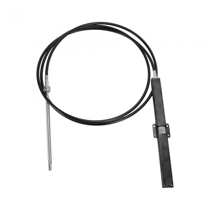 Hihaha 14フィート 型式番号SSC13414/SSC 134 14 船舶用ボートラックステアリングコントロールケーブル ブラック 1個｜ソウテン