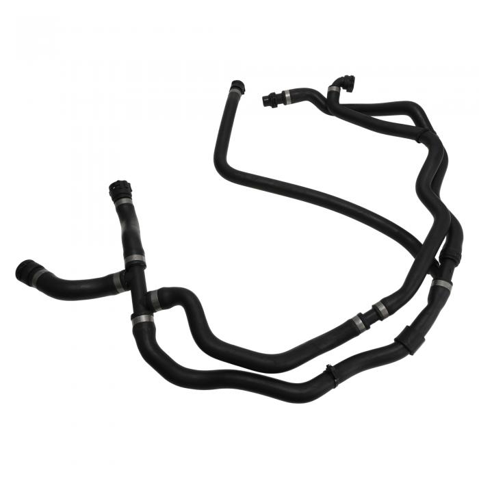 HEROFFIX ラジエーターホース ヒーターホース BMWに対応 5シリーズ 2009-2010 No.17127568753 ゴム製クーラントホース ブラック 1個｜ソウテン