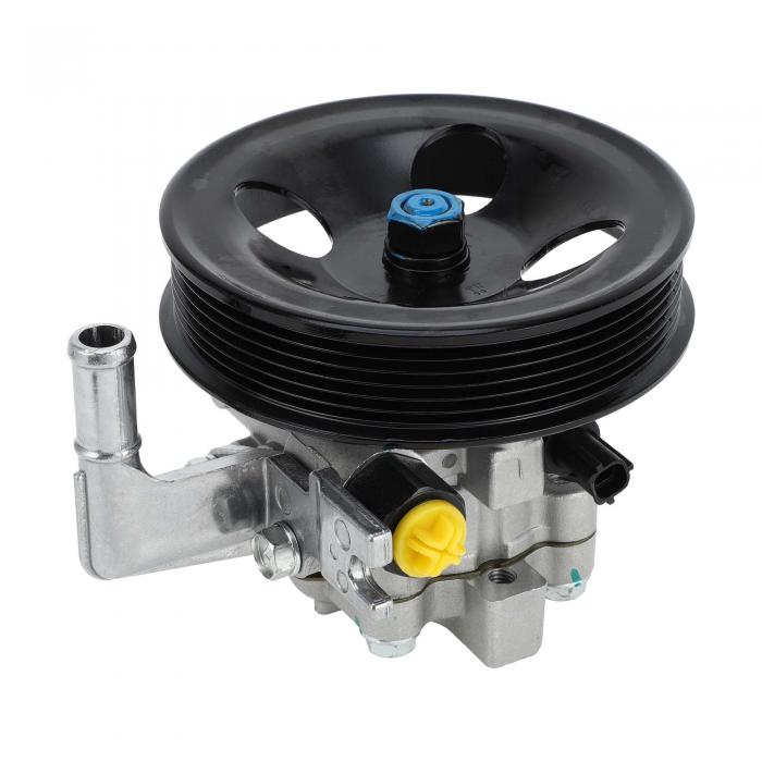 TUCKBOLD ヒュンダイに対応サンタフェ2.4L L4 2010-2012用パワーステアリングポンプ キアに対応ソレント2.4L L4 2011-2013用一貫性番号571002P200/571001U000パワーアシストポンプシルバートーン付きプーリー1個｜ソウテン