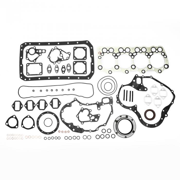 INFINAUTO 三菱に対応4D32用シリンダーヘッドガスケットキットエンジンバルブガスケットセットNo.ME997273ゴム 金属ブラック｜ソウテン
