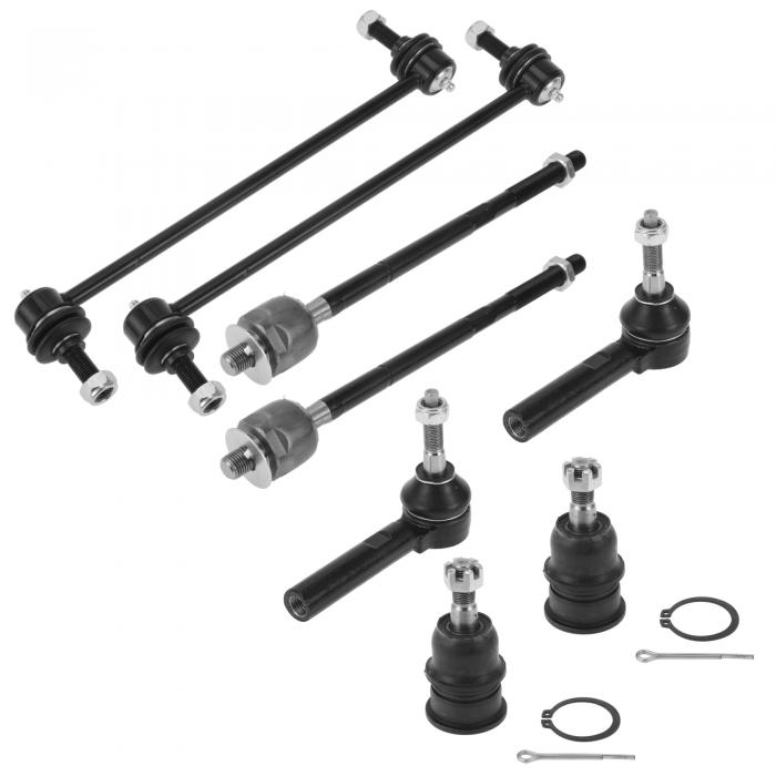 X AUTOHAUX Dodgeに対応キャラバン2001-2007用のフロントサスペンションキットインナーアウタータイロッドエンドフロントスウェイバーリンクロワーボールジョイント Dodgeに対応グランドキャラバン2001-2007用｜ソウテン