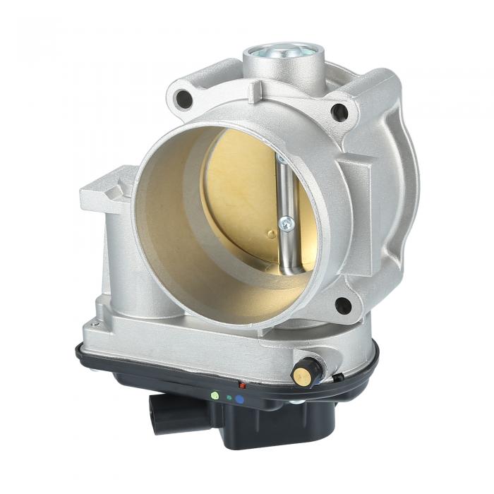 INFINAUTO スロットルボディアセンブリ 70mmスロットルボディアクチュエーター No.7T4Z-9E926-FA フォードに対応 E-150 2007-2014用 アルミニウム合金 シルバートーン 1個｜ソウテン
