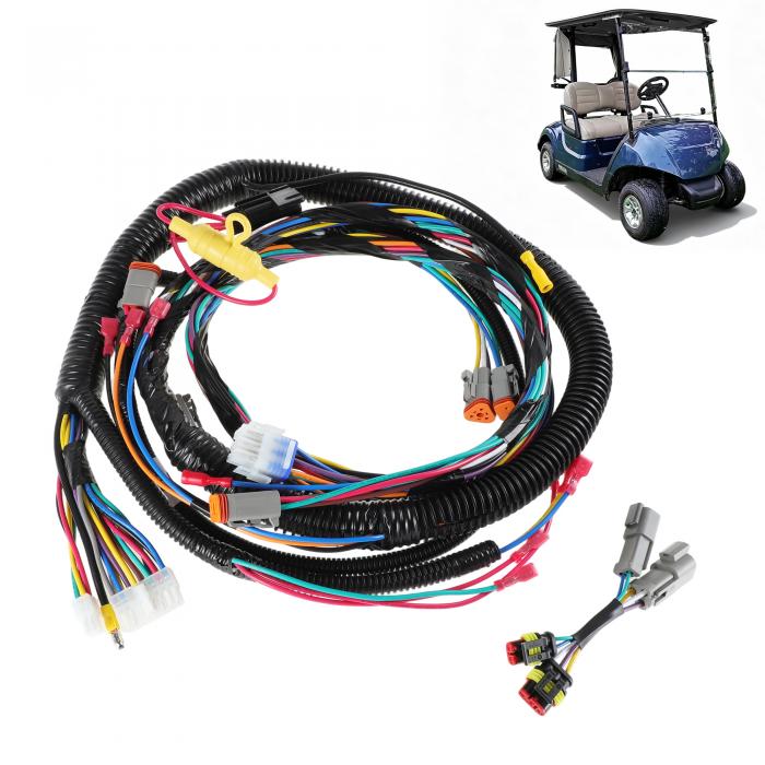 VekAuto クラブカーに対応 プレシデント専用 メインワイヤーハーネス 48V グレーコントローラー付き ゴルフカート用 エンジン用配線ケーブル OE番号：103850301/#1515-5201 1個｜ソウテン