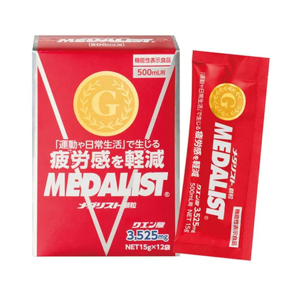 Medalist メダリスト マラソン トレイルランニング ランニング 12袋入り トレラン 機能性表示食品メダリスト 500ｍl用