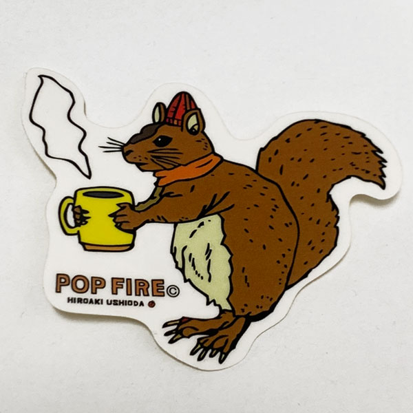 楽天市場 Popfire ポップファイヤー アウトドアステッカー ウシオダ ヒロアキ Ps0011 シール かわいい 可愛い おしゃれ かっこいい ブランド アウトドア ソロキャンプ アウトドグッズ 外遊びの専門店camcom カムカム