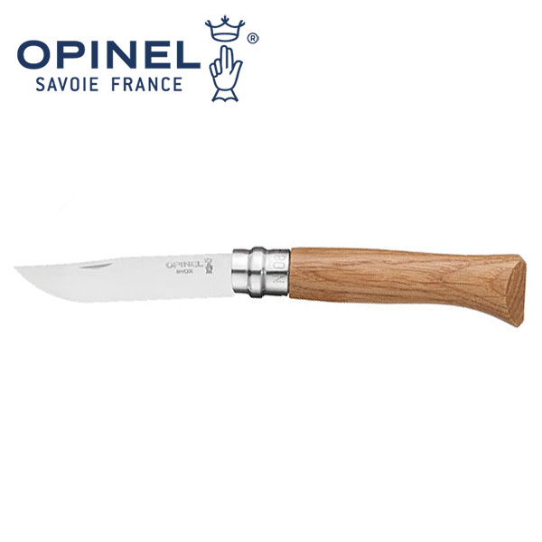 【楽天市場】OPINEL オピネル ステンレススチール#8 オークウッド 41524 オピネルナイフ ステンレスナイフ フォールディングナイフ