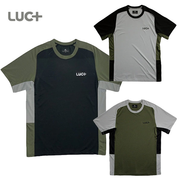 LUC+ ルクタス カットソー ライトグレー / カーキ / ブラック メンズ・レディース 半袖 Tシャツ ランニングシャツ ランシャツ ランニングウェア トップストレイルランニング ランニング トレラン マラソン ジョギング 登山 吸汗 速乾 男性 女性 軽量 xlh3365 xlh3369|外遊びの専門店CamCom(カムカム)