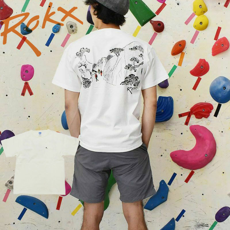 楽天市場 Rokx ロックス メンズ Ukiyoe Fuji Tee ウキヨエ フジ Tシャツ Rxms 半袖 カットソー 登山 キャンプ用品 ソロキャンプ アウトドアファッション カジュアルウェア アメカジ ブランド おしゃれ 山登り ハイキング クライミング ボルダリング q ブッシュ