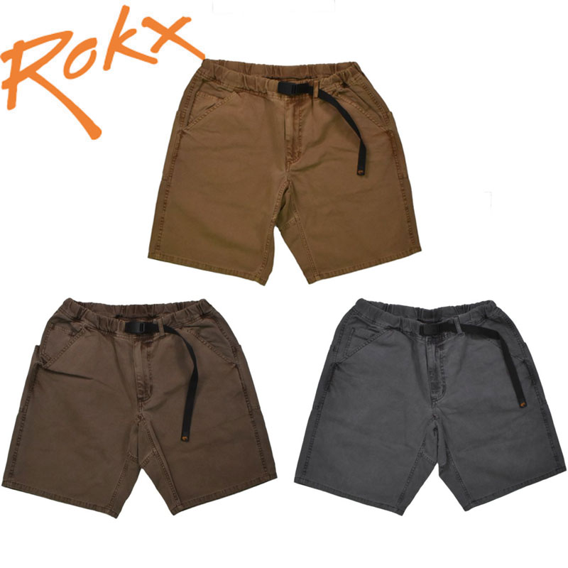 ROKX ロックス メンズ MG MOUNTAIN SHORT エムジーマウンテンショート RXMS223006 ショートパンツ 短パン 登山 キャンプ用品 アウトドア用品 ボトムス 半ズボン カジュアル アメカジ おしゃれ 釣り 山登り ハイキング BBQ ソロキャンプ ブッシュクラフト おうちキャンプ