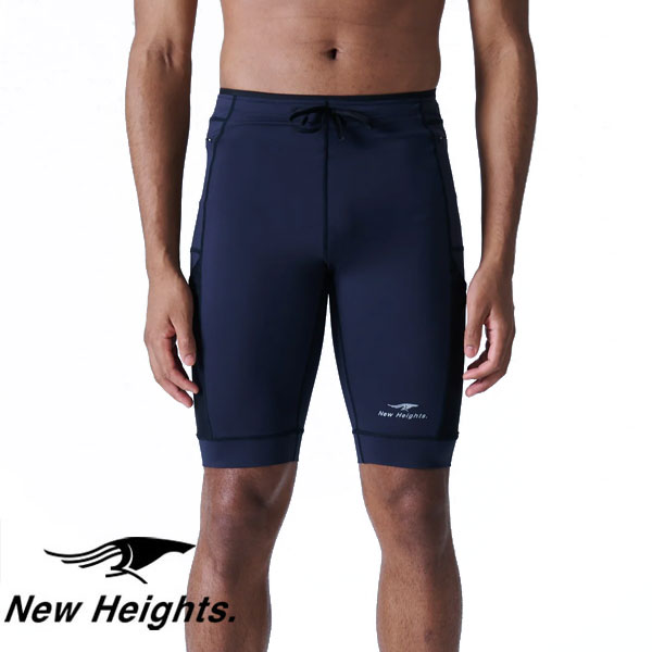 【楽天市場】NEW heights ニューハイツ Men's 5pockets Half Leggings / メンズ 5ポケット ハーフ