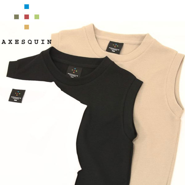 【楽天市場】AXESQUIN-modified- アクシーズクイン モディファイド QD ECO WAFFLE SLEEVE-LESS TEE