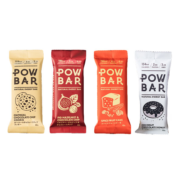 【楽天市場】POW BAR パウバー お試し4味4本セット/4味8本セット/4味12本セット トレイルランニング トレラン ランニング 補給食