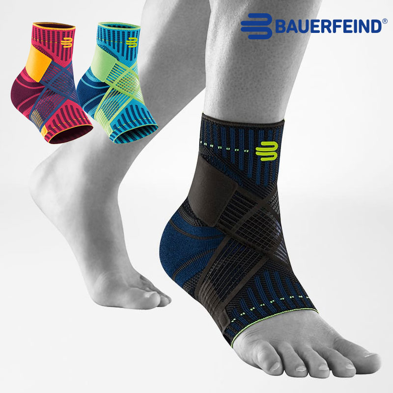 BAUERFEIND バウアーファインド SPORTS ANKLE SUPPORT(ストラップあり) ランニング アンクルサポーター 足首サポーター 足首用サポーター 足関節サポーター 足首固定 かかと 炎症 テーピング トレイルランニング トレラン マラソン ジョギング ウォーキング 登山 スポーツ