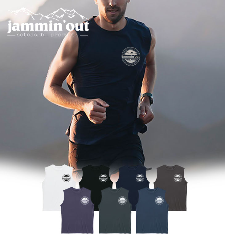 【楽天市場】jammin'out ジャミンアウト メンズ・レディース ドライ ノースリーブシャツ タンクトップ ランニングシャツ ランシャツ