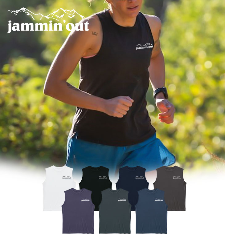 【楽天市場】jammin'out ジャミンアウト メンズ・レディース ドライ ノースリーブシャツ タンクトップ ランニングシャツ ランシャツ