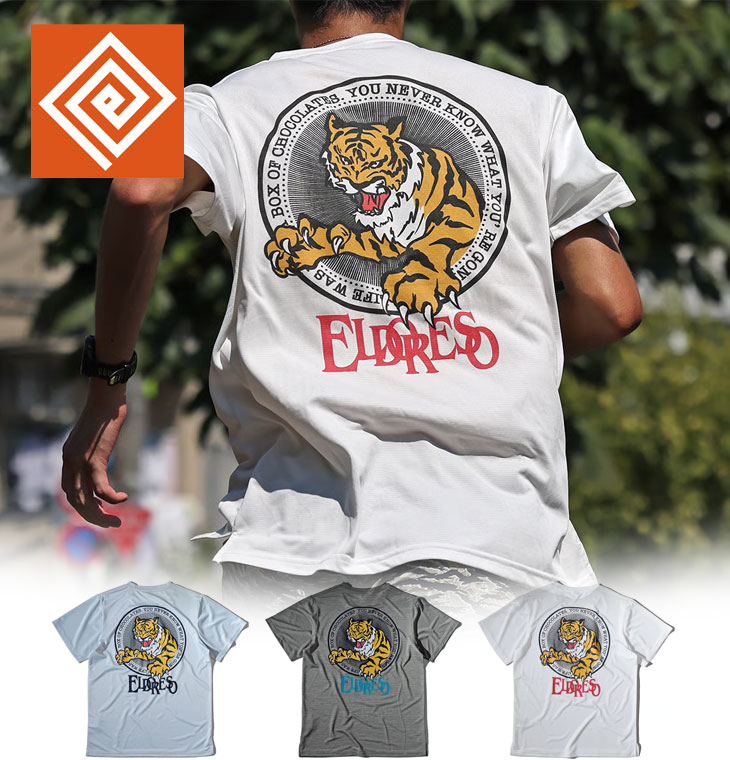 【楽天市場】ELDORESO エルドレッソ Jump Out Tee E1016425 メンズ・レディース ドライ 半袖 Tシャツ 半袖シャツ
