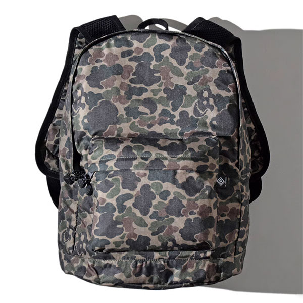 ELDORESO エルドレッソ Camouflage Commute Run Ruck(Hunter Camo) E8001825 メンズ・レディース トレラン ザック バックパック リュック ランニングザック デイパック ドローコード ポケット付き フラスクボトル スマホ 収納 大容量 トレイルランニング マラソン 登山