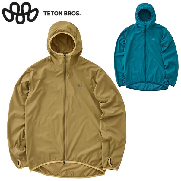 TETON BROS ティートンブロス Wind River Hoody TB261-19M メンズ ウインドシェル マウンテンパーカー ウィンドブレーカー ジャケット アウター トレイルランニング トレラン トレッキング 登山 ハイキング アウトドア パッカブル 男性|外遊びの専門店CamCom(カムカム)
