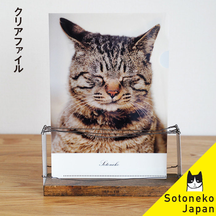 楽天市場】【メール便対応可】クリアファイル『ミテルヨ。』猫