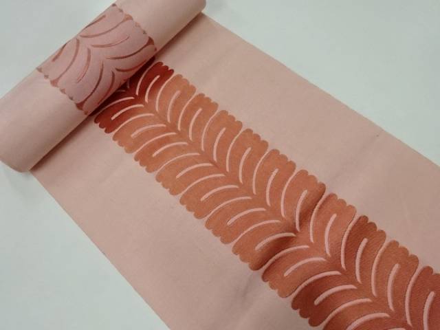 独鈷藤模様織出し八寸帯地反物 アンティーク 中古 着 宗sou Crunchusers Com