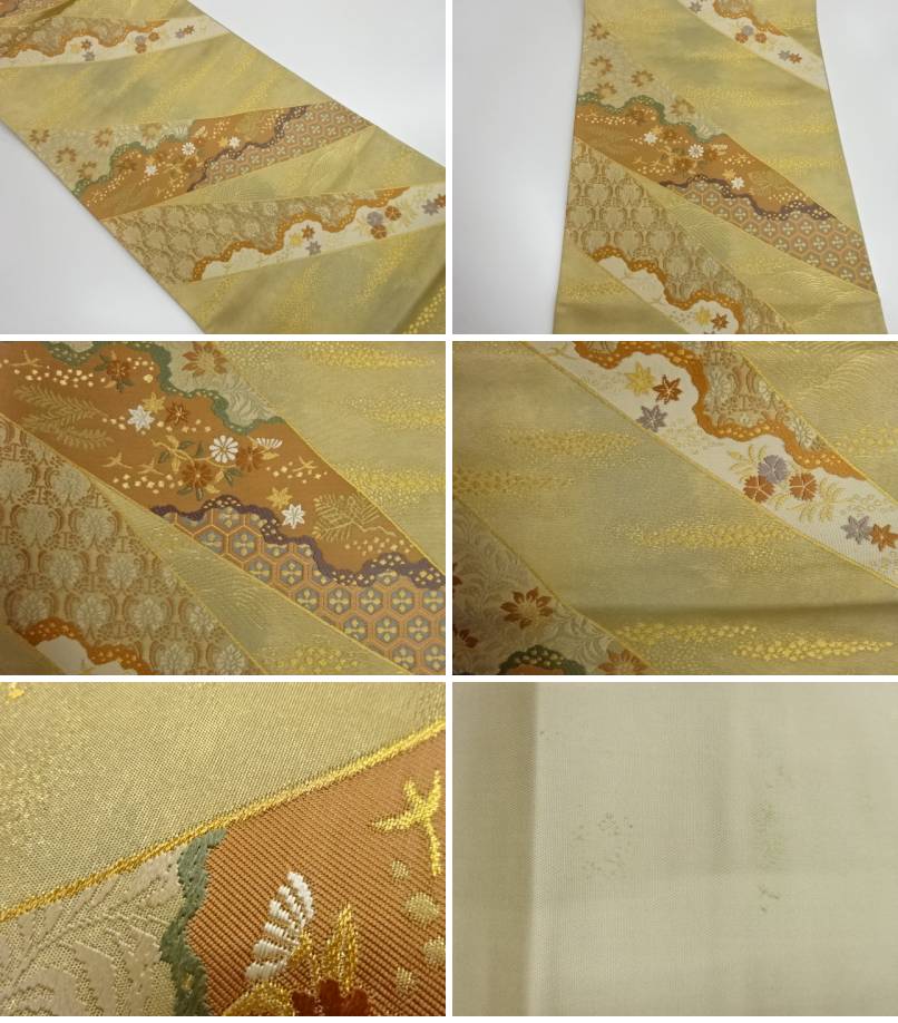 公式 草花模様織出し袋帯 リサイクル 中古 着 宗sou お茶道具 着物 宗 Sou 柔らかい New Americold Com