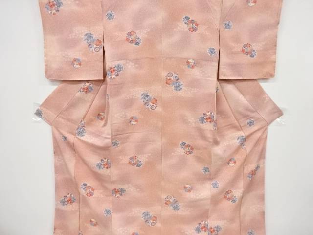 未使用品 仕立て上がり 花丸文様小紋着物 着 宗sou Mundoexplora Com