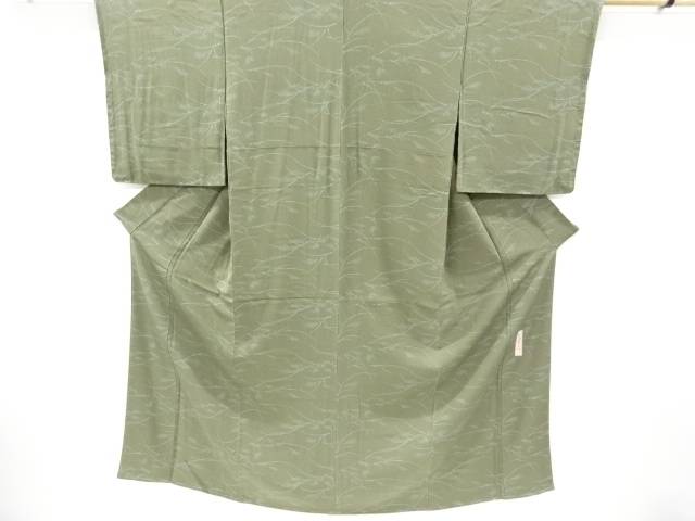 選ぶなら ススキに蝶模様小紋着物 リサイクル 中古 ジュサブロー作 未使用品 着物 Williamsav Com