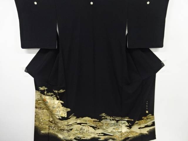 着物 宗sou 作家物 箔置き螺鈿 古都絵巻 模様留袖 比翼付き リサイクル 中古 着 出産祝いなども豊富 Www Krattigerag Ch