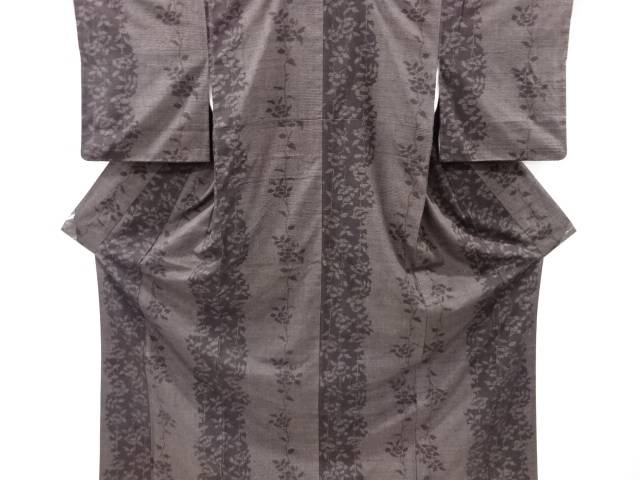 顕花植物ディザイン織布出し発祥地結城紬100亀甲おべべ 石下 リサイクル 中古 参着 宗sou Odeftg Com