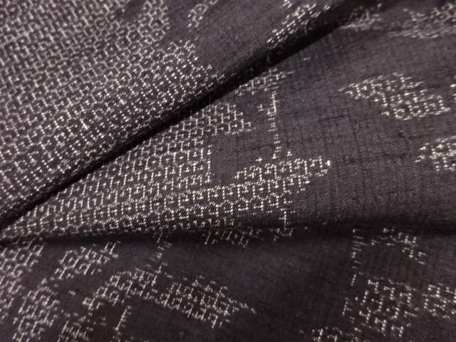 顕花植物ディザイン織布出し発祥地結城紬100亀甲おべべ 石下 リサイクル 中古 参着 宗sou Odeftg Com