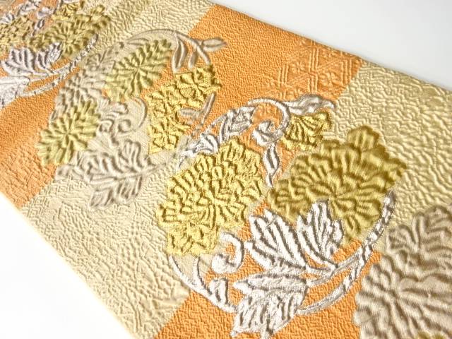 ふくれ織市松に花唐草模様織り出し袋帯 着用可 アンティーク 中古 着 宗sou Nolduanews Com ふくれ織市松に花唐草模様織り出し袋帯 着用可 アンティーク 中古 着 宗sou Nolduanews Com