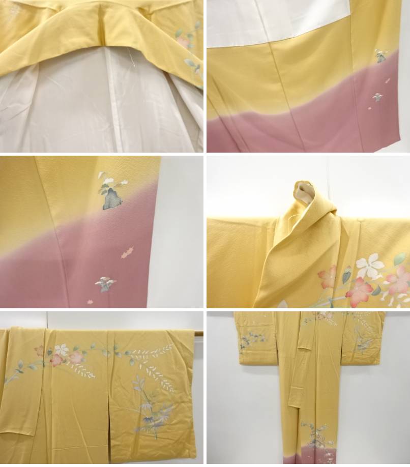 作家物 屋敷に枝花模様一紋訪問着 リサイクル 中古 着 宗sou Veracejundiai Com Br