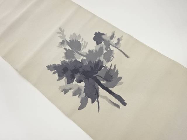 綴れ樹木模様織出し名古屋帯【リサイクル】【中古】【着】 宗sou(prc)