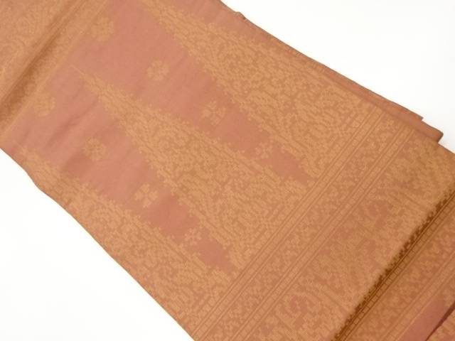 抽象模様織出し名古屋帯【リサイクル】【中古】【着】 宗sou(prc)