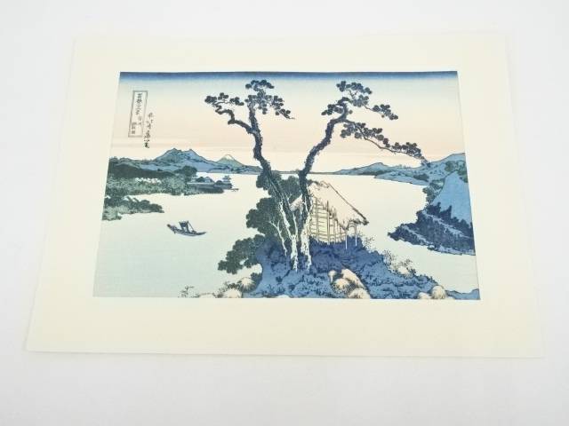 市場 葛飾北斎 信州諏訪湖 手摺浮世絵木版画 富嶽三十六景