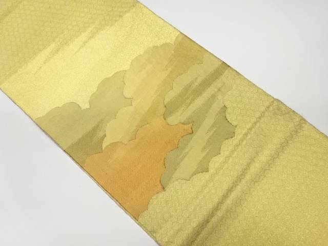 佐賀錦雲模様織出し袋帯【リサイクル】【中古】【着】 宗sou(prc)｜お茶道具・着物　【宗 sou】