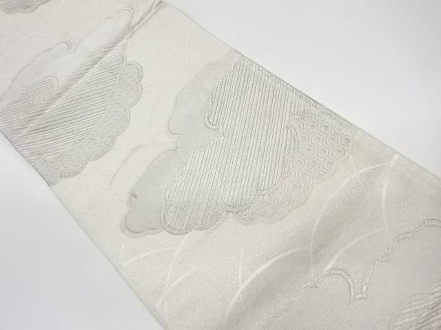 雲取りに古典柄模様織出し袋帯【リサイクル】【中古】【着】 宗sou(prc)