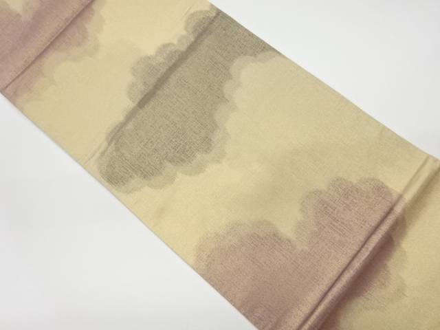 雲模様織出し全通袋帯【リサイクル】【中古】【着】 宗sou(prc)