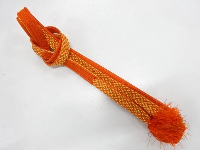正絹 手組み帯締め【リサイクル】【中古】【着】 宗sou