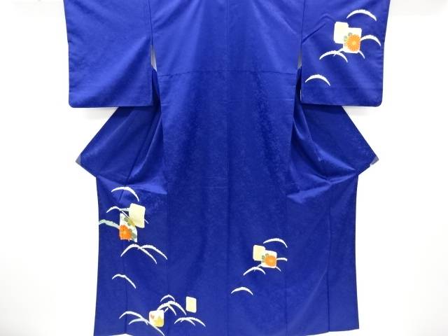 破れ色紙に菊・雪芝模様訪問着【リサイクル】【中古】【着】 宗sou