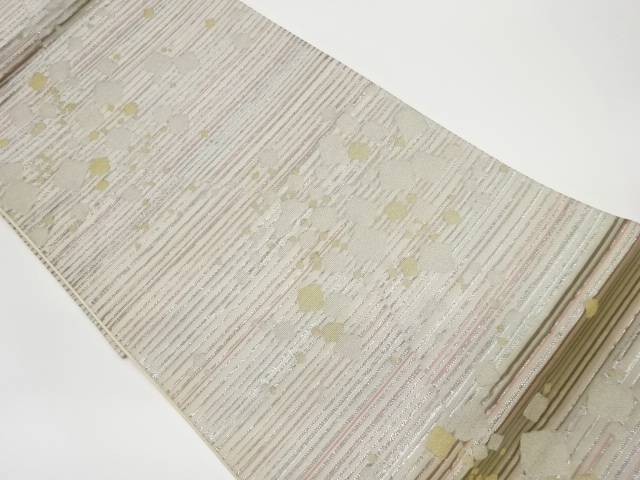 横段に色紙散らし模様織出し袋帯【リサイクル】【中古】【着】 宗sou RQP2207(prc)